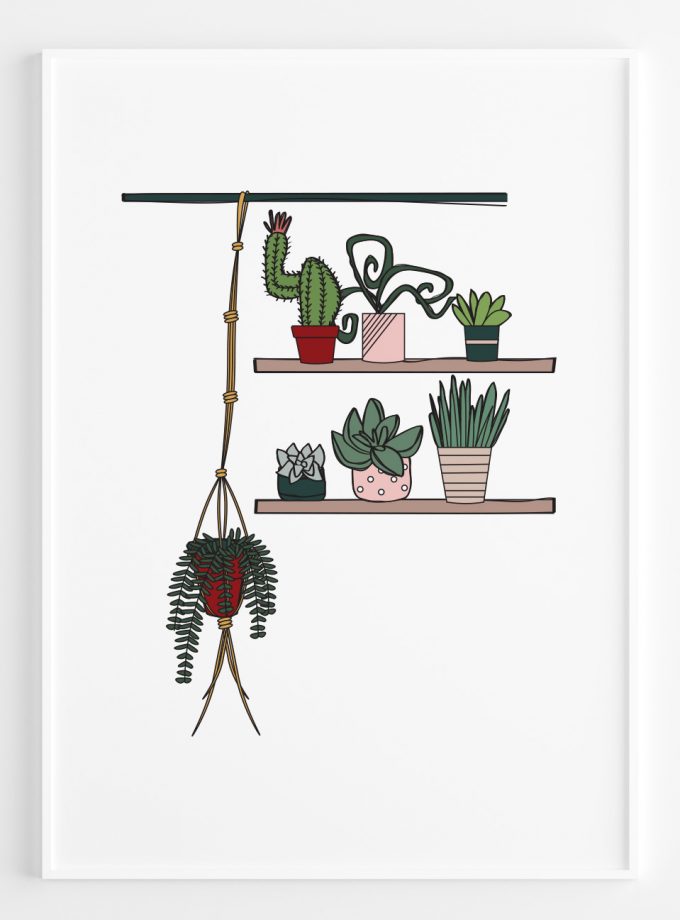 Chill Plants II A2 Framed Poster