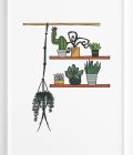 Chill Plants A2 Framed Poster
